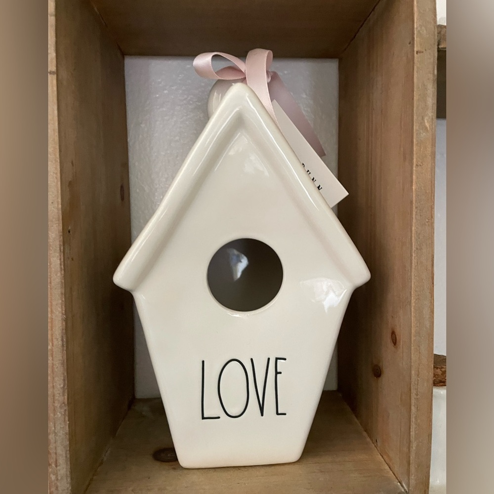 Rae Dunn LOVE Birdhouse